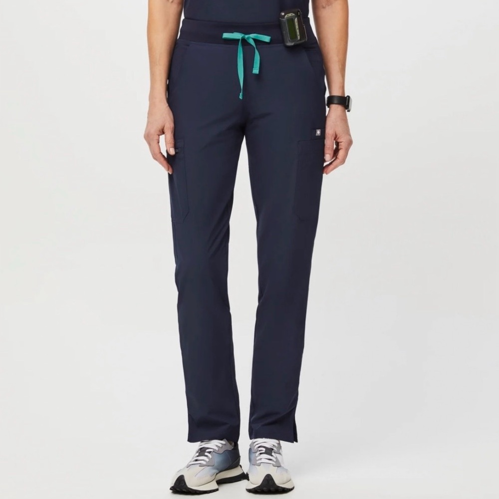 FIGS Navy FREEx™ Lined Yola™ - Tall Skinny Scrub Pants 2.0